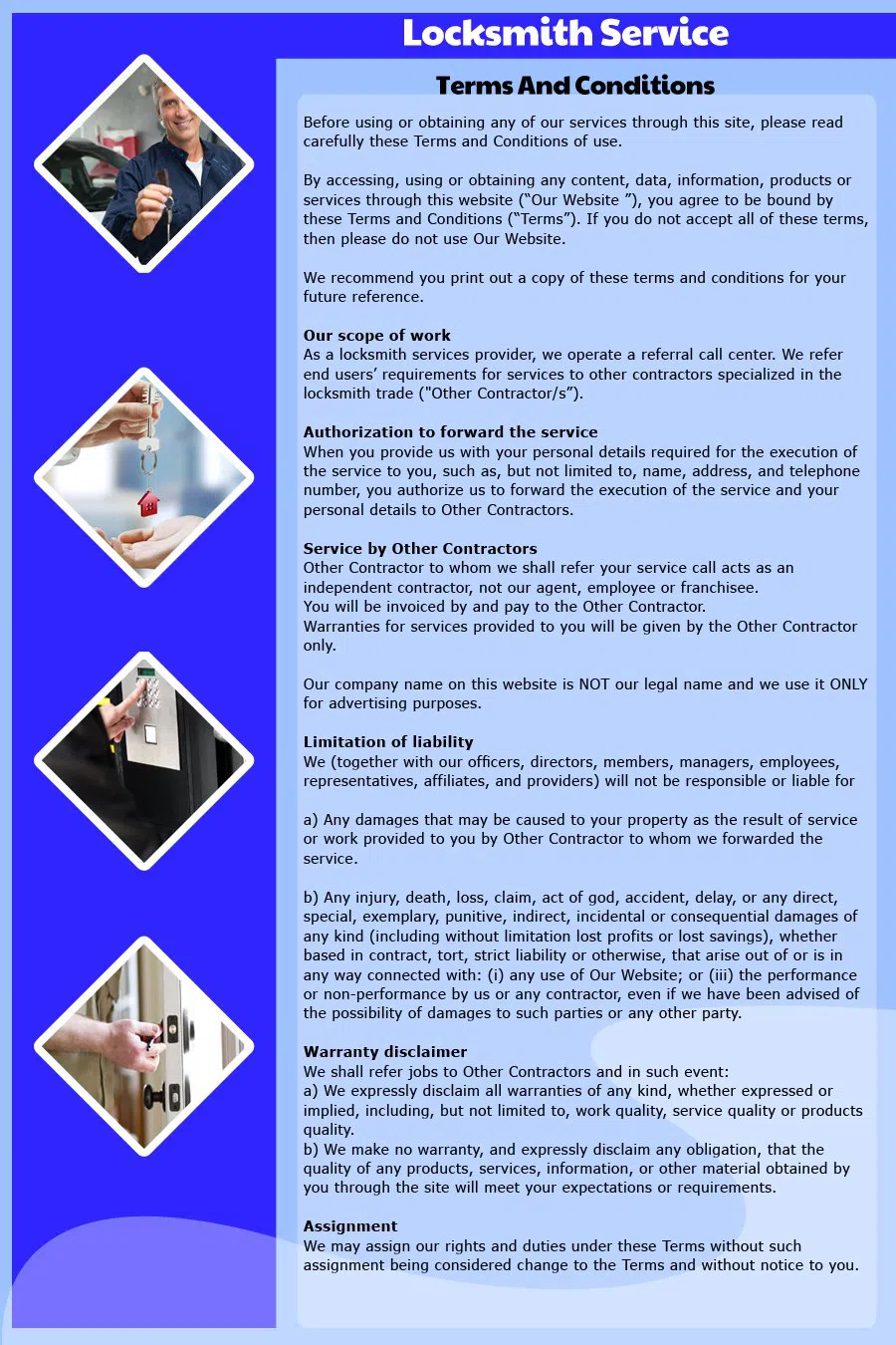 Express Locksmith Store Rockledge, FL 321-307-2445 - TermsAndCondition-15